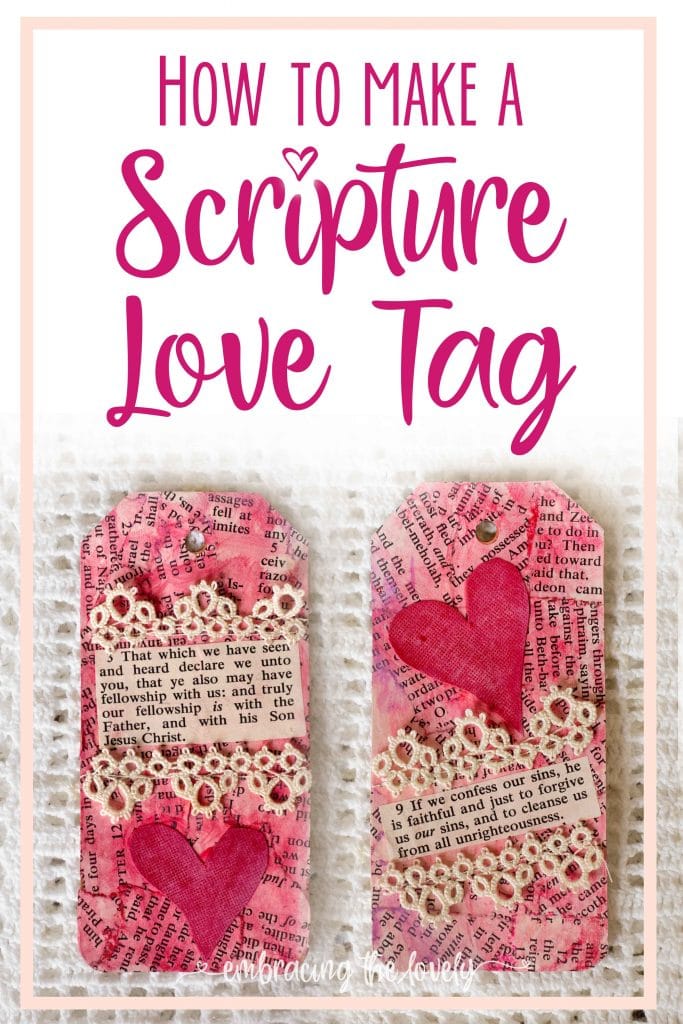 How to make scripture love tag