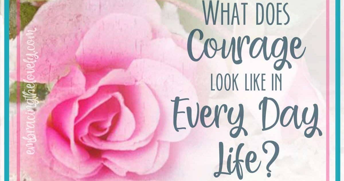 What does courage look like in everyday life with Hey Creative Sister