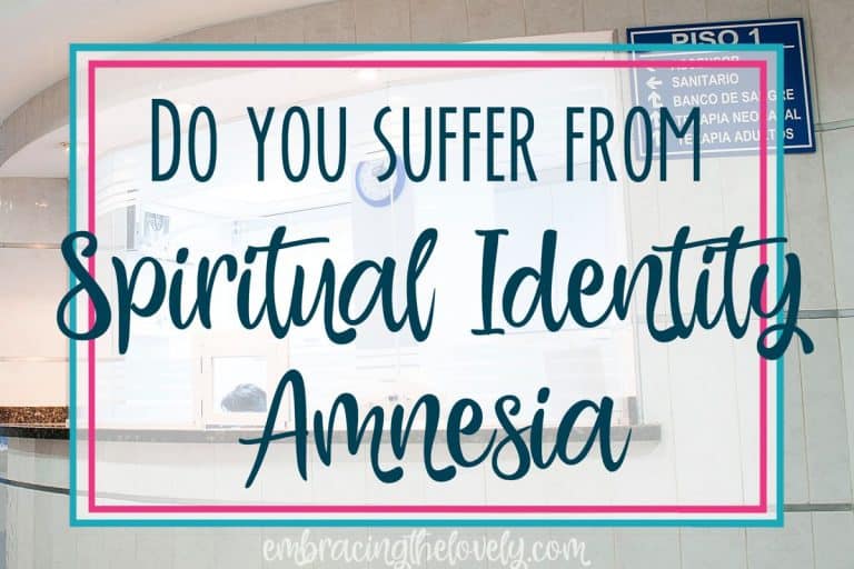 Do you Suffer From Spiritual Identity Amnesia?