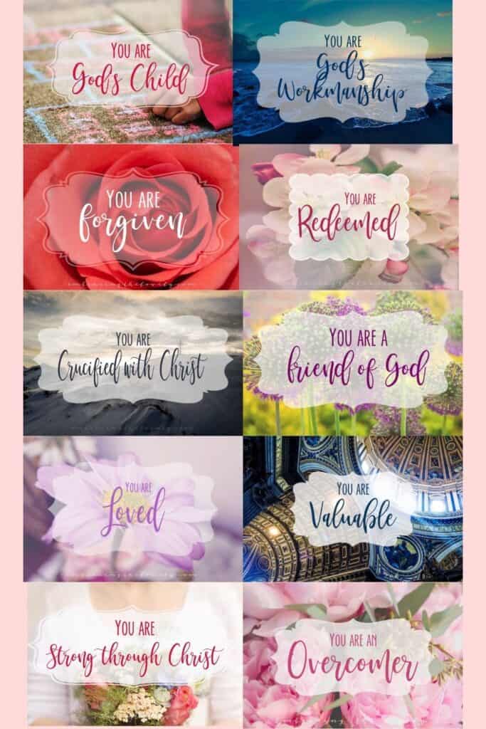 Identity in Christ Printables