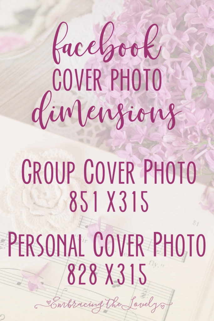 Facebook Cover Photo Dimensions