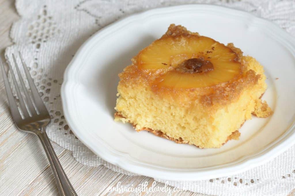 This Quick and Easy Pineapple Upside Down Cake