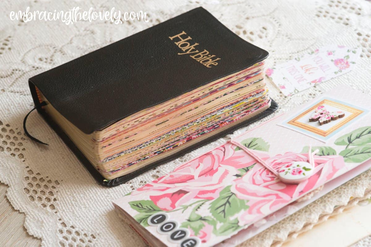 Using Washi Tape in Your Bible Journal