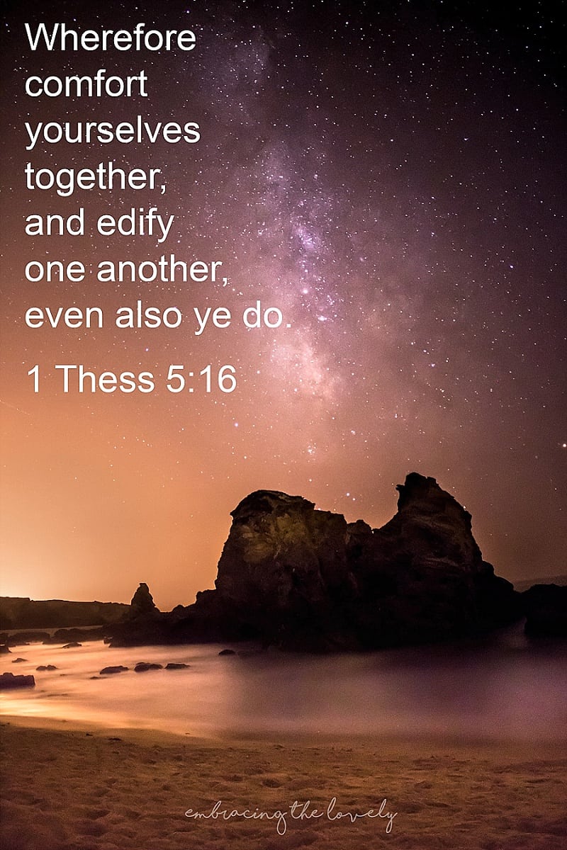1 Thessalonians 5:16 Encouraging Scripture