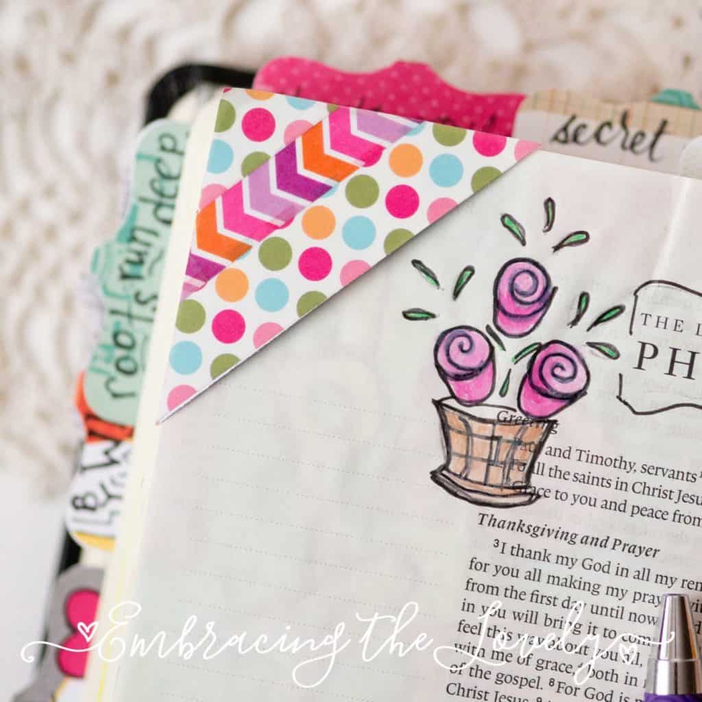 Washi Tape Page Bookmark