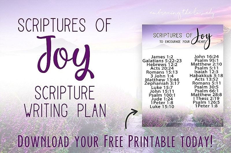 Bible Verses For Joy Scripture Writing Plan Hey Creative Sister