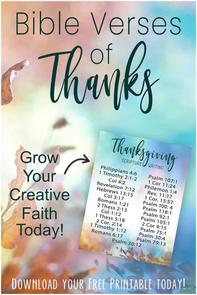 Bible Verses of Thanks