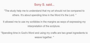 Reviews from the Micro Bible Journaling Challenge with Hey Creative Sister