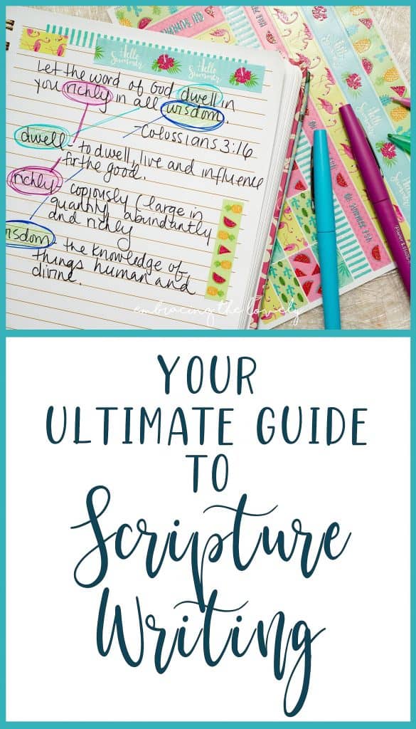 The Ultimate Guide To Scripture Writing Hand Writing Bible Verses Hey Creative Sister