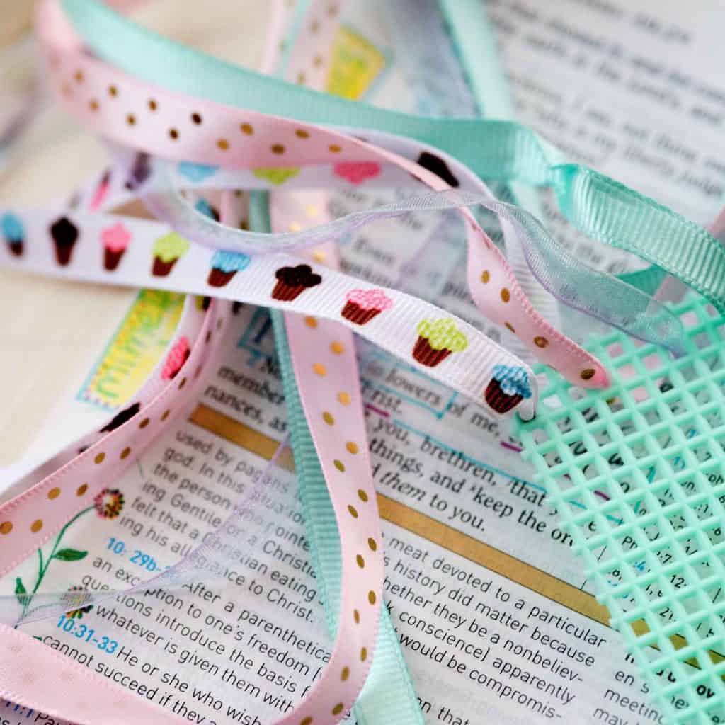 Add a Splash of Color to Your Bible by Adding Ribbons to Your Bible with Hey Creative Sister