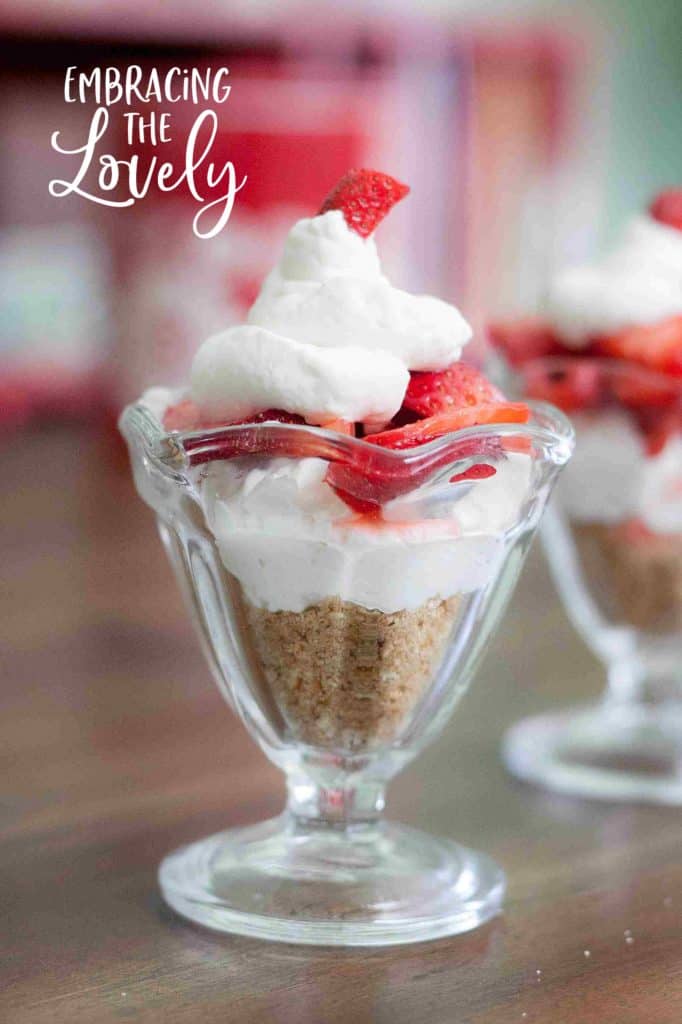 This Pretzel Cream Cheese Strawberry Dessert Parfait is a Wonderful Summer Treat!