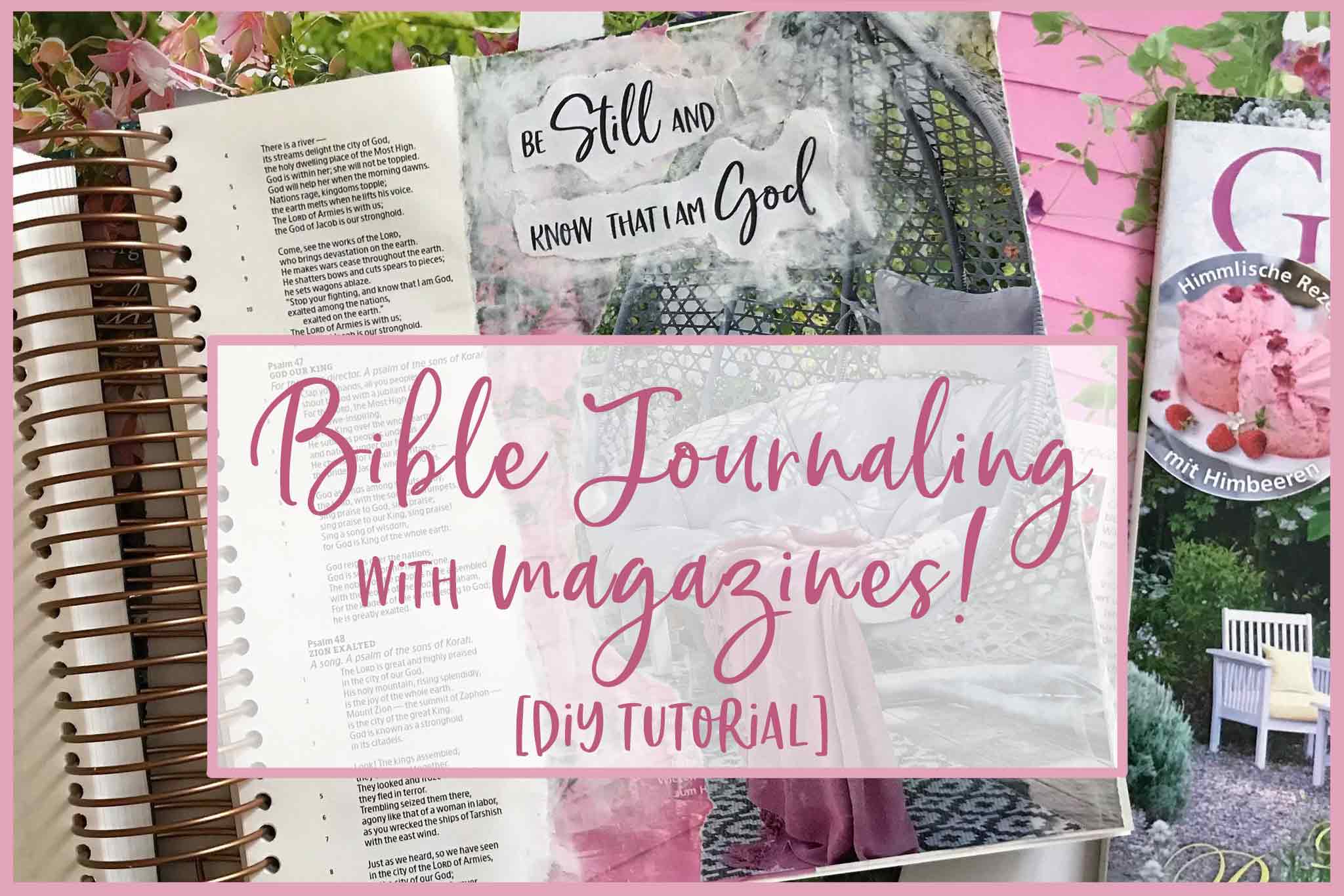 Mixed Media Bible Journaling Tutorial - Washi Tape Background