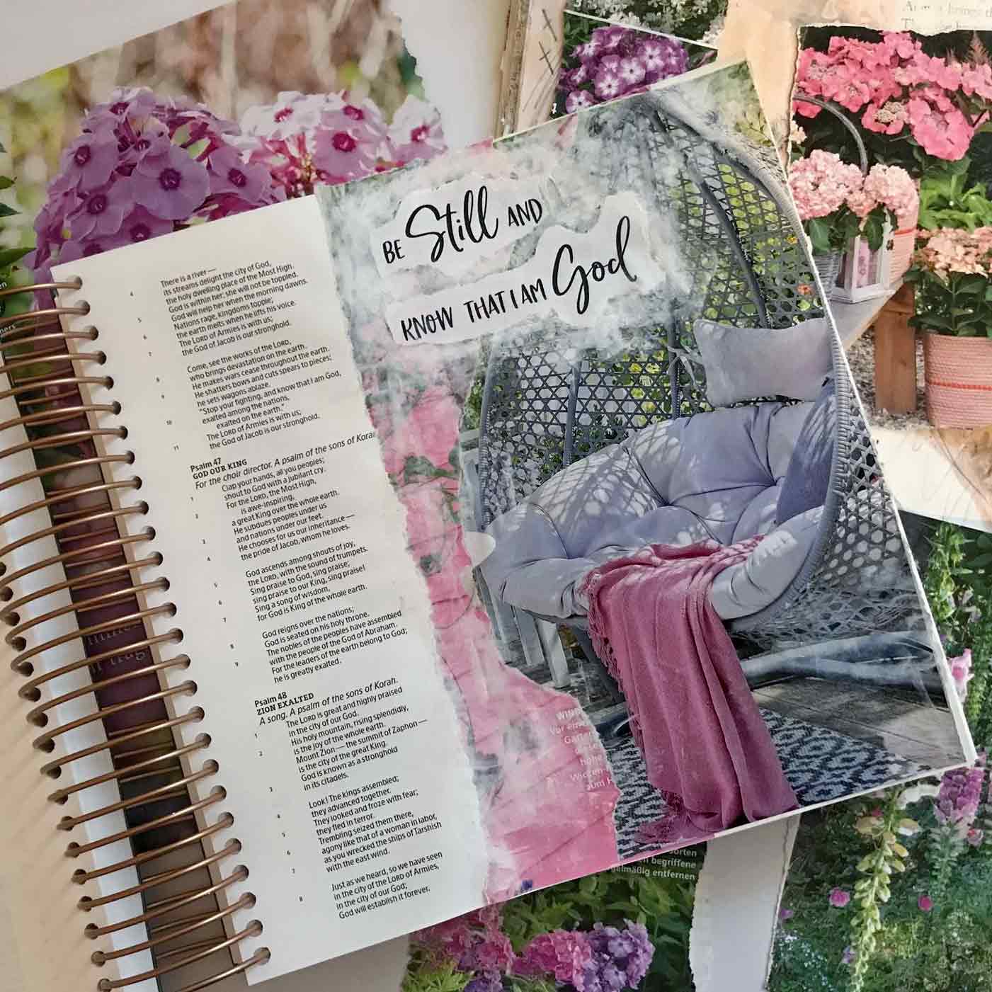 Mixed Media BIble Journaling with Magazines- Full Step by Step Tutorial