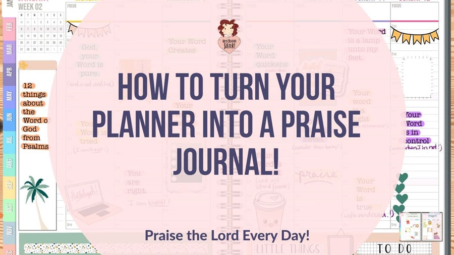 How to turn your planner into a praise journal