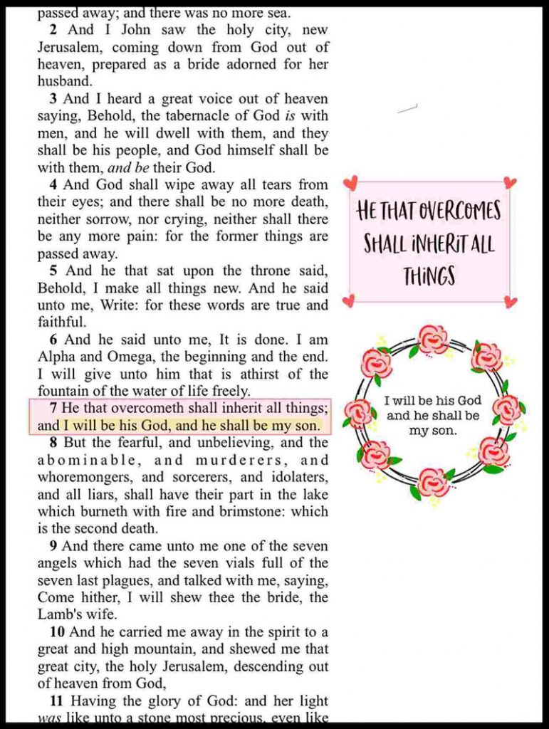 Digital Bible Journaling Example