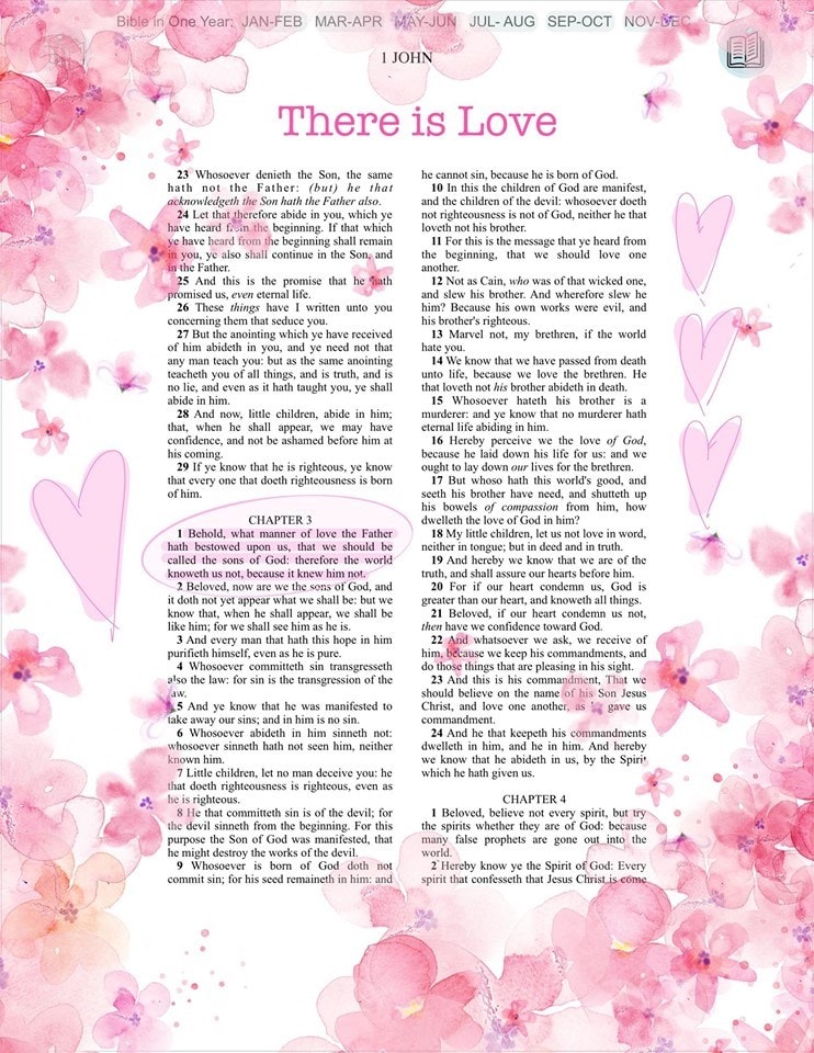 There is Love Bible Journaling