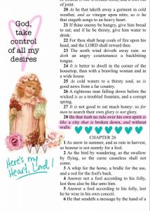 God, take control of all my desires