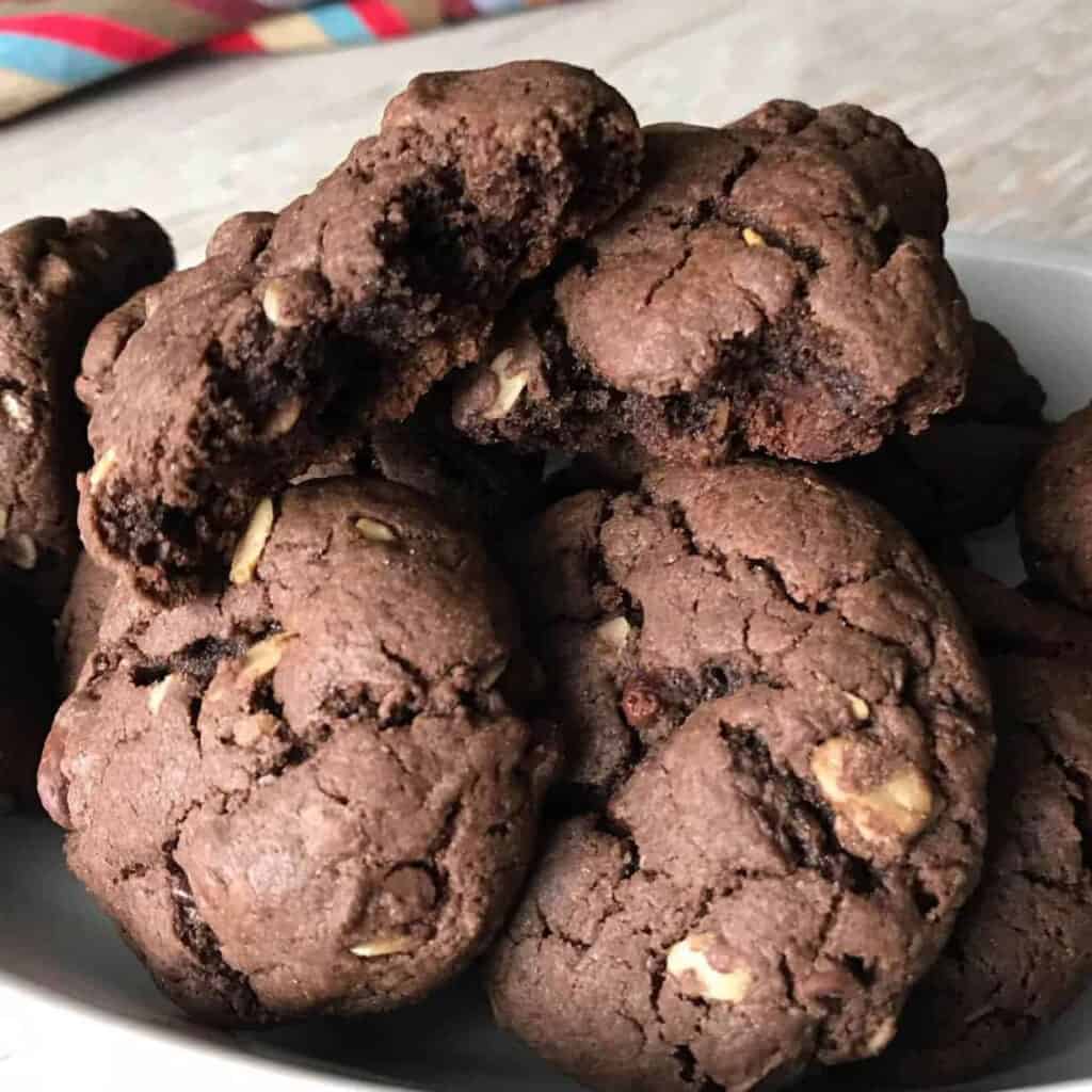 Chocolate Fudge Cake Mix Cookies
