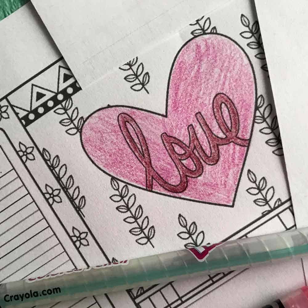 Love Printable Journal Template