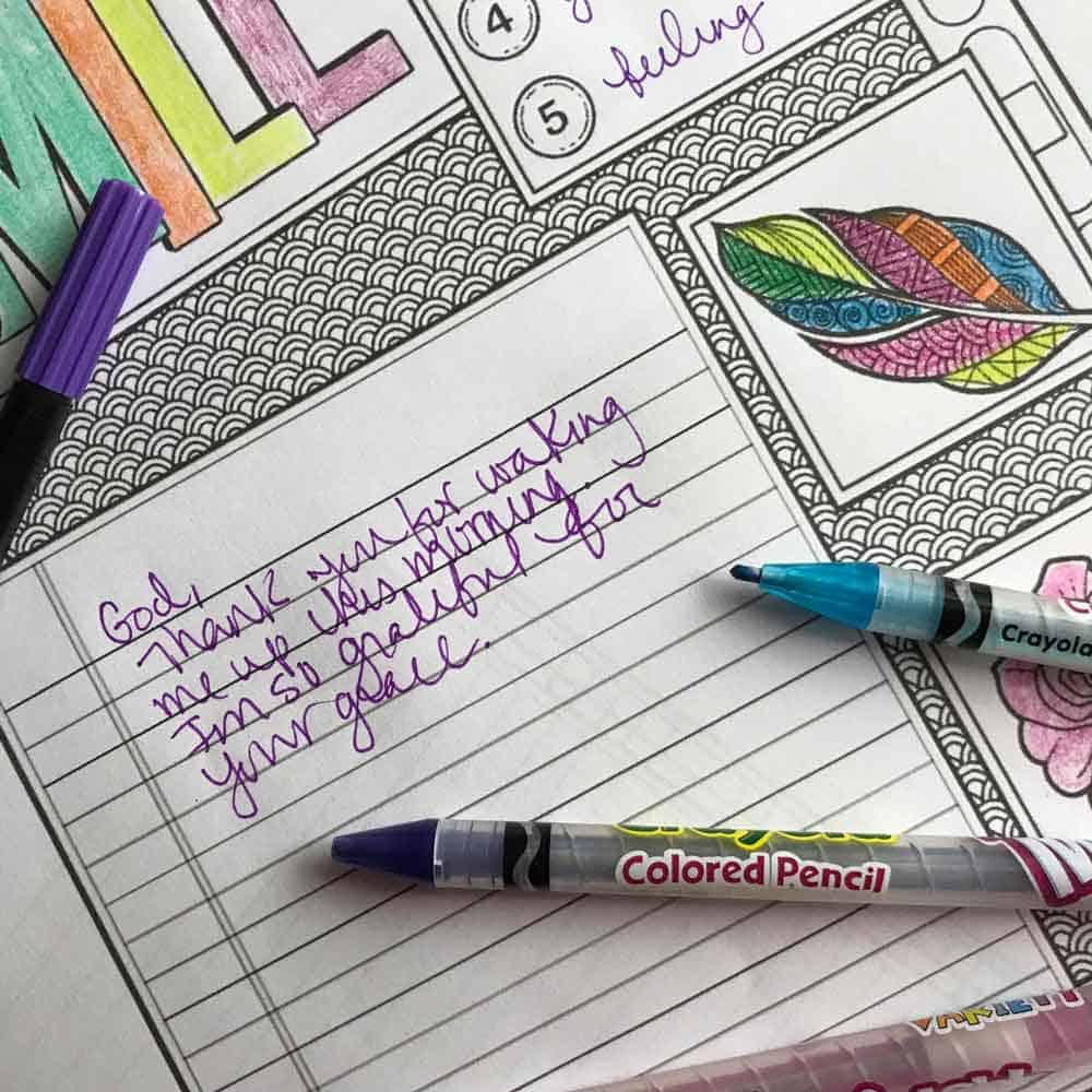 Prayer Printable Journal Template