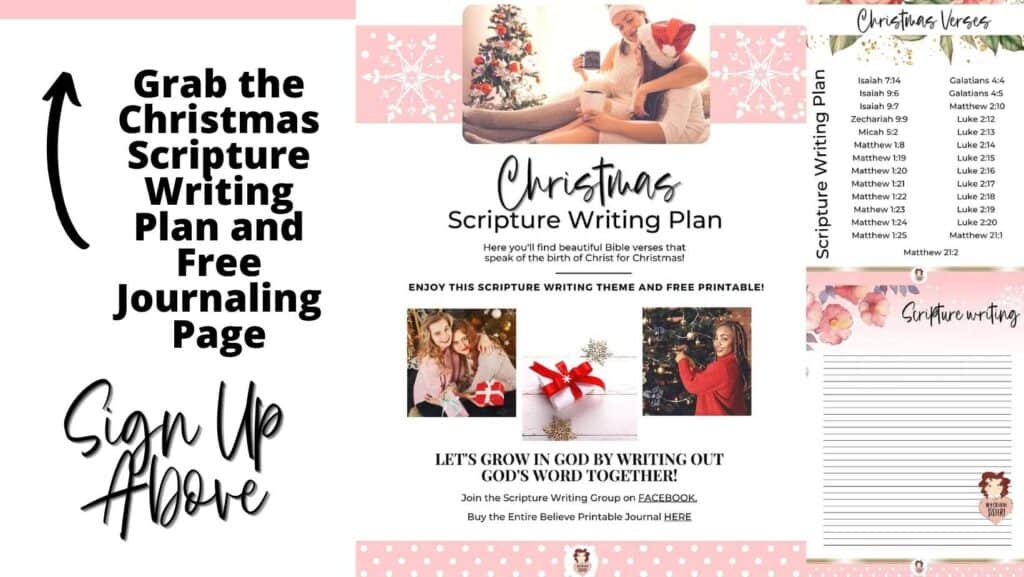 Scripture Writing Plan on Jesus Birth