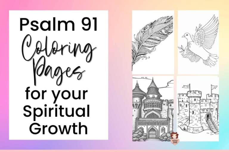 Beautiful Psalm 91 Coloring Pages For Your Spiritual Growth