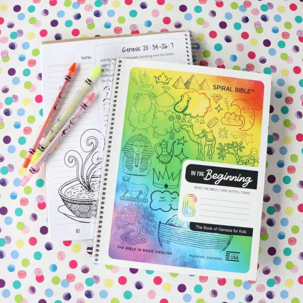 The Spiral Bible Review- A Journaling and Notetaking Bible for Kids!