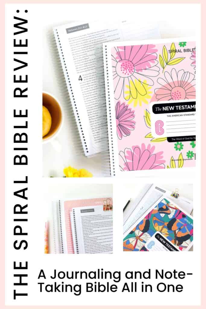 The Spiral Bible Review- A Journaling and Note-taking Bible All in One