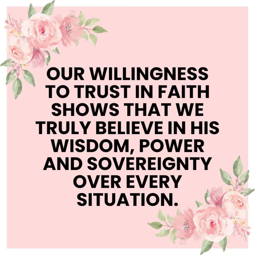 stepping out in faith quote