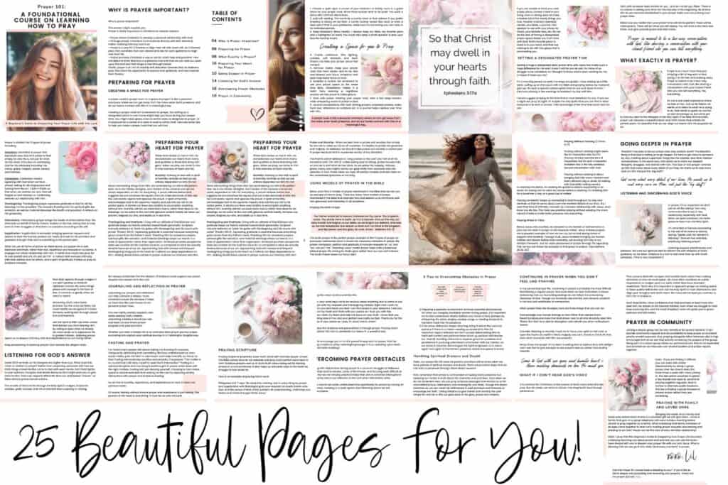 All pages prayer 101