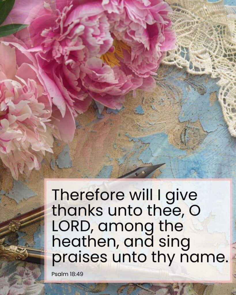 Bible Quote about giving thanks