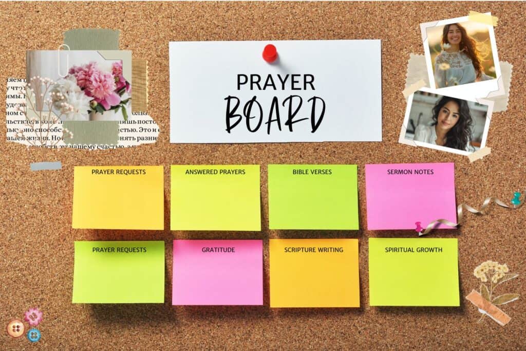 Example of Christian Prayer Board Ideas DIY