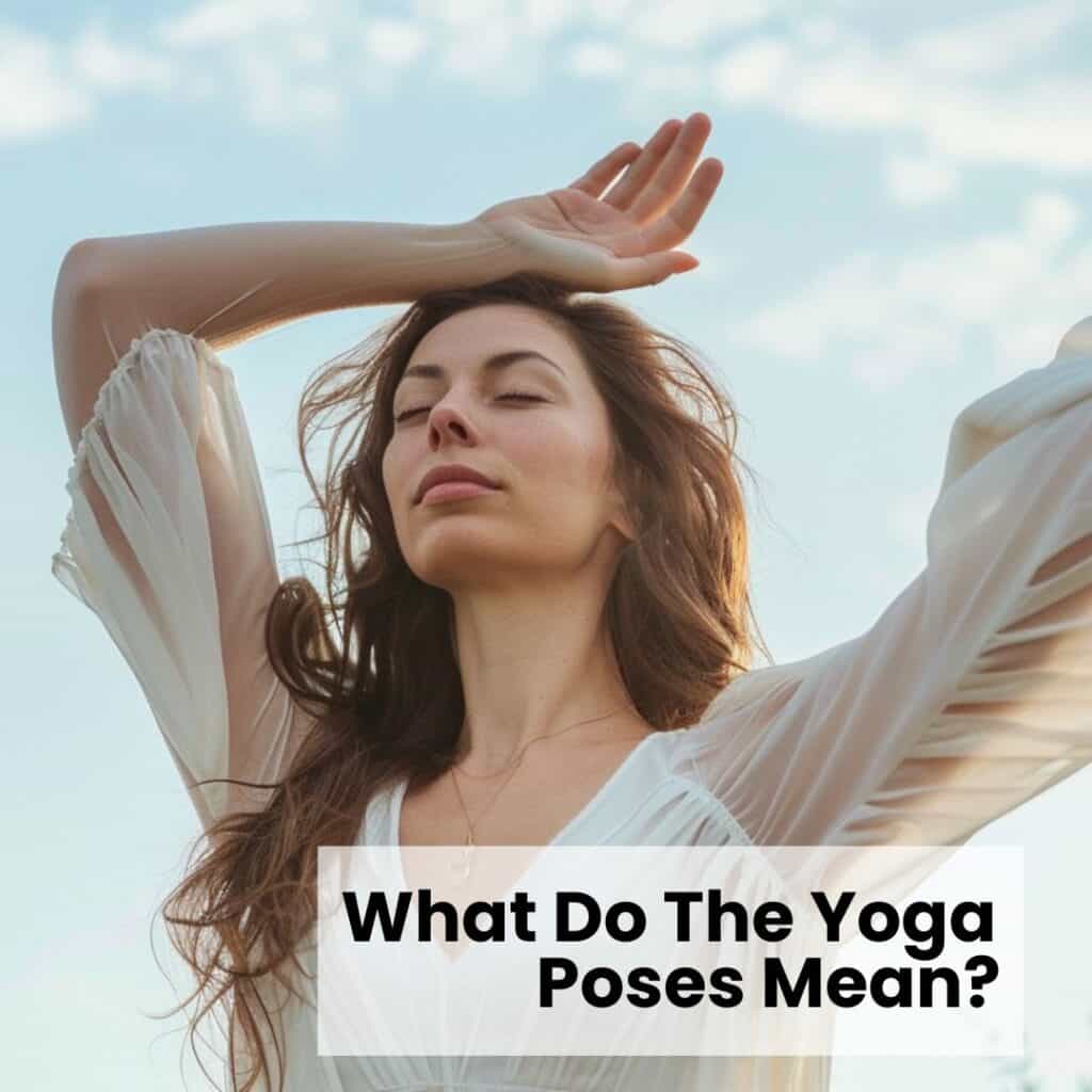 What do the yoga poses mean graphic