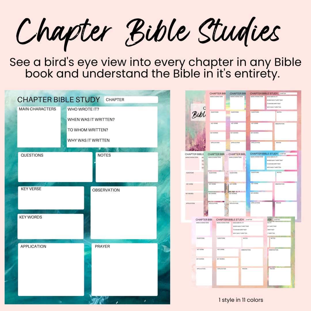 Chapter Bible Studies