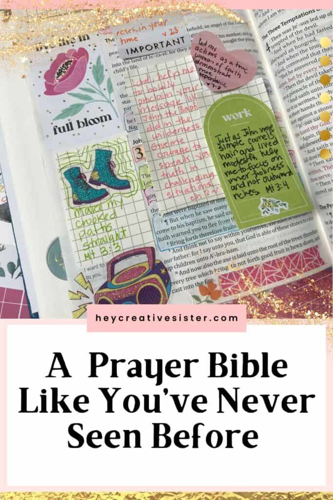 What is a Prayer Bible? xA Prayer Bible Like You’ve Never Seen Before