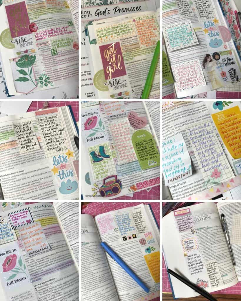 prayer Bible collage
