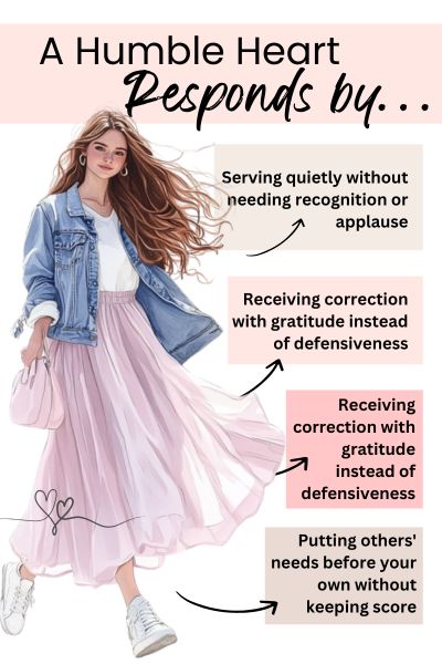 A Humble Heart Responds By Graphic